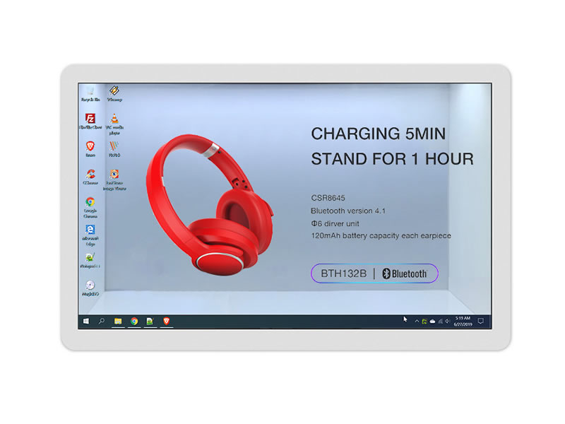 Transparent LCD Display Showcase